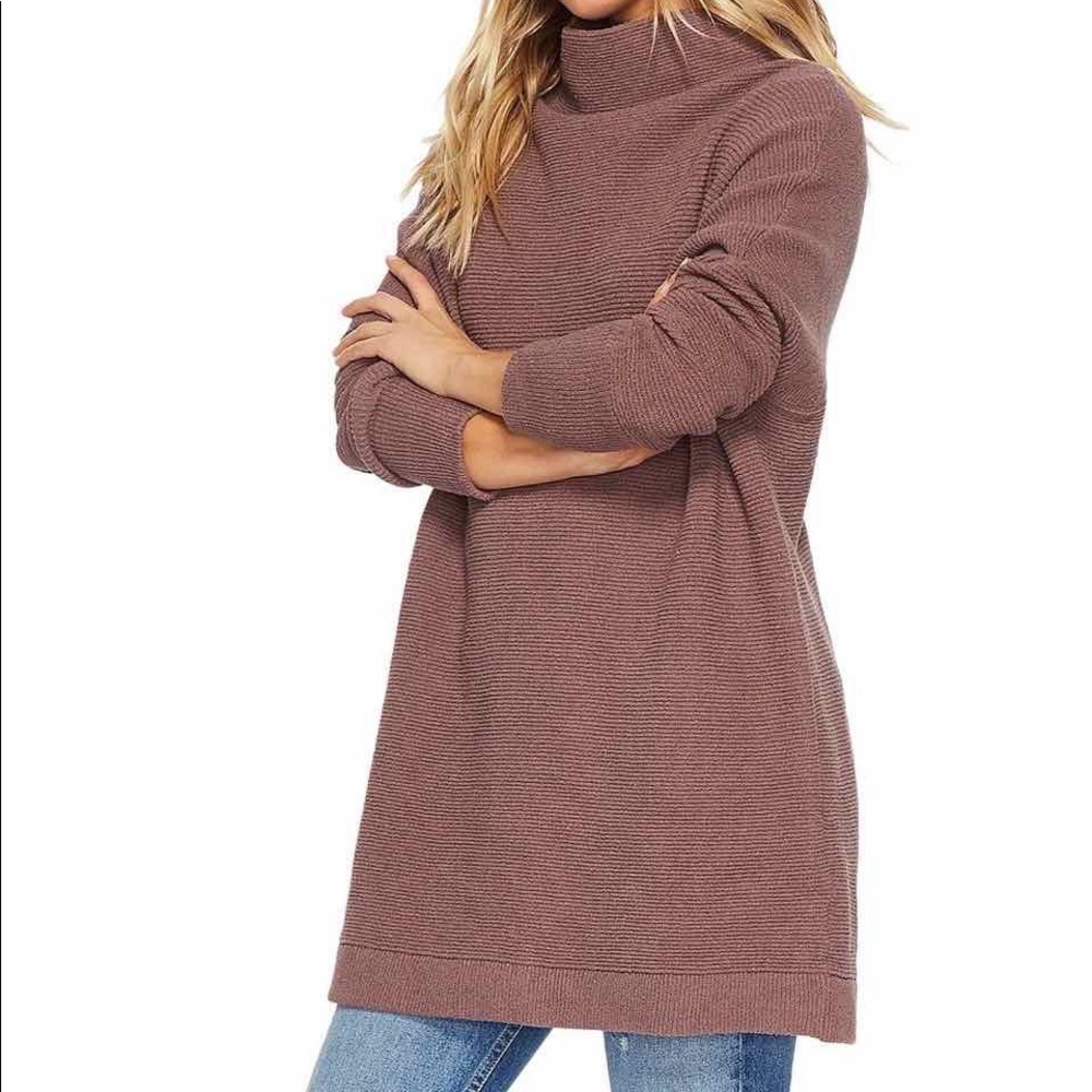 Free people ottoman sweater in Nutmeg